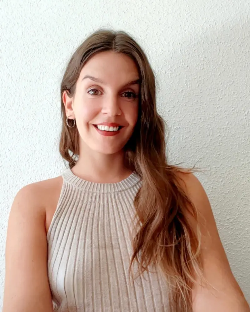 Retrato de Andrea Morte Echaburu en un momento cercano